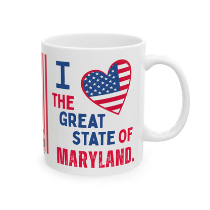Maryland - I Love -  Mug - 11 oz