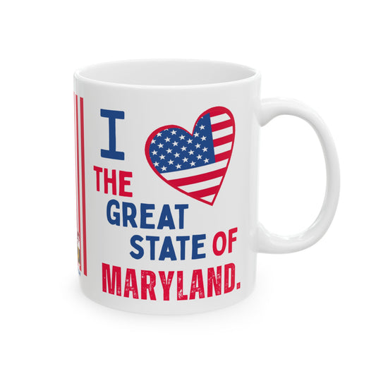 Maryland - I Love -  Mug - 11 oz