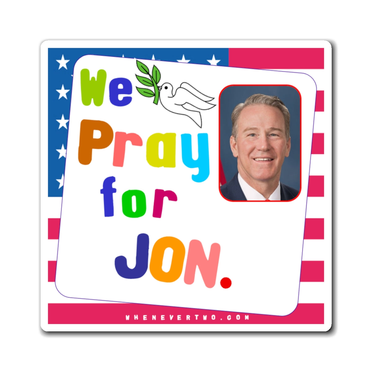 Jon Husted - Legislative Senator Ohio - Noah's Rainbow Magnet - 3'' - [235]