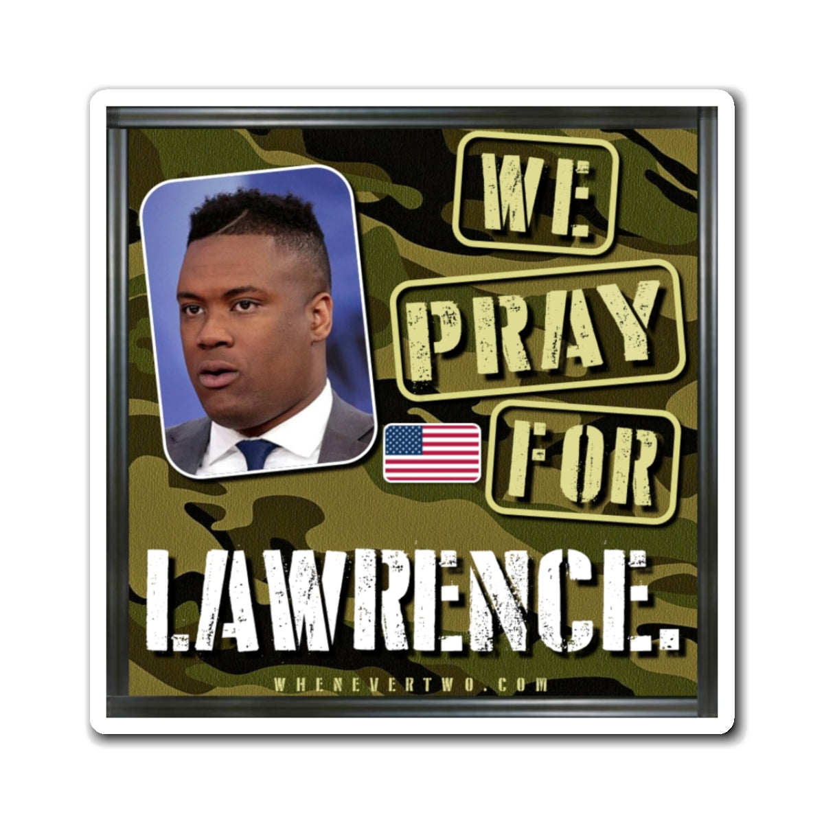 Lawrence Jones III - We The People - The Man Cave Magnet - 3'' - [320]