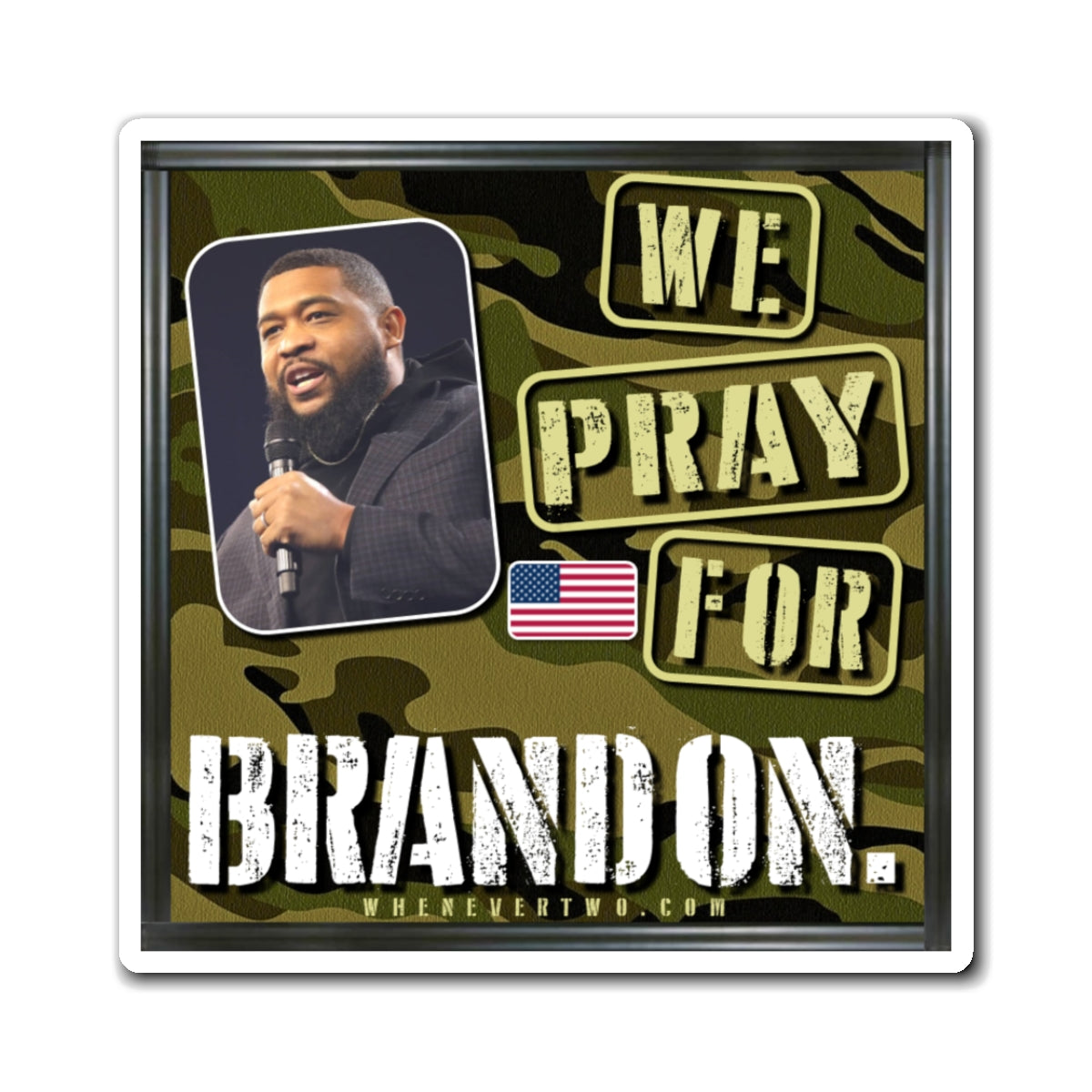 Brandon Tatum - We The People - The Man Cave Magnet - 3'' - [12]