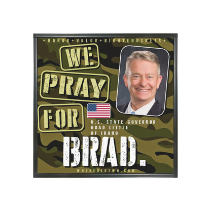 Brad Little - State Executive Governor Idaho - The Man Cave Magnet - 3'' - [279]