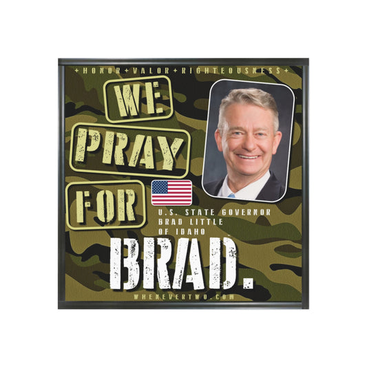 Brad Little - State Executive Governor Idaho - The Man Cave Magnet - 3'' - [279]