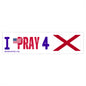 Alabama - I Pray - Bumper Sticker - Large