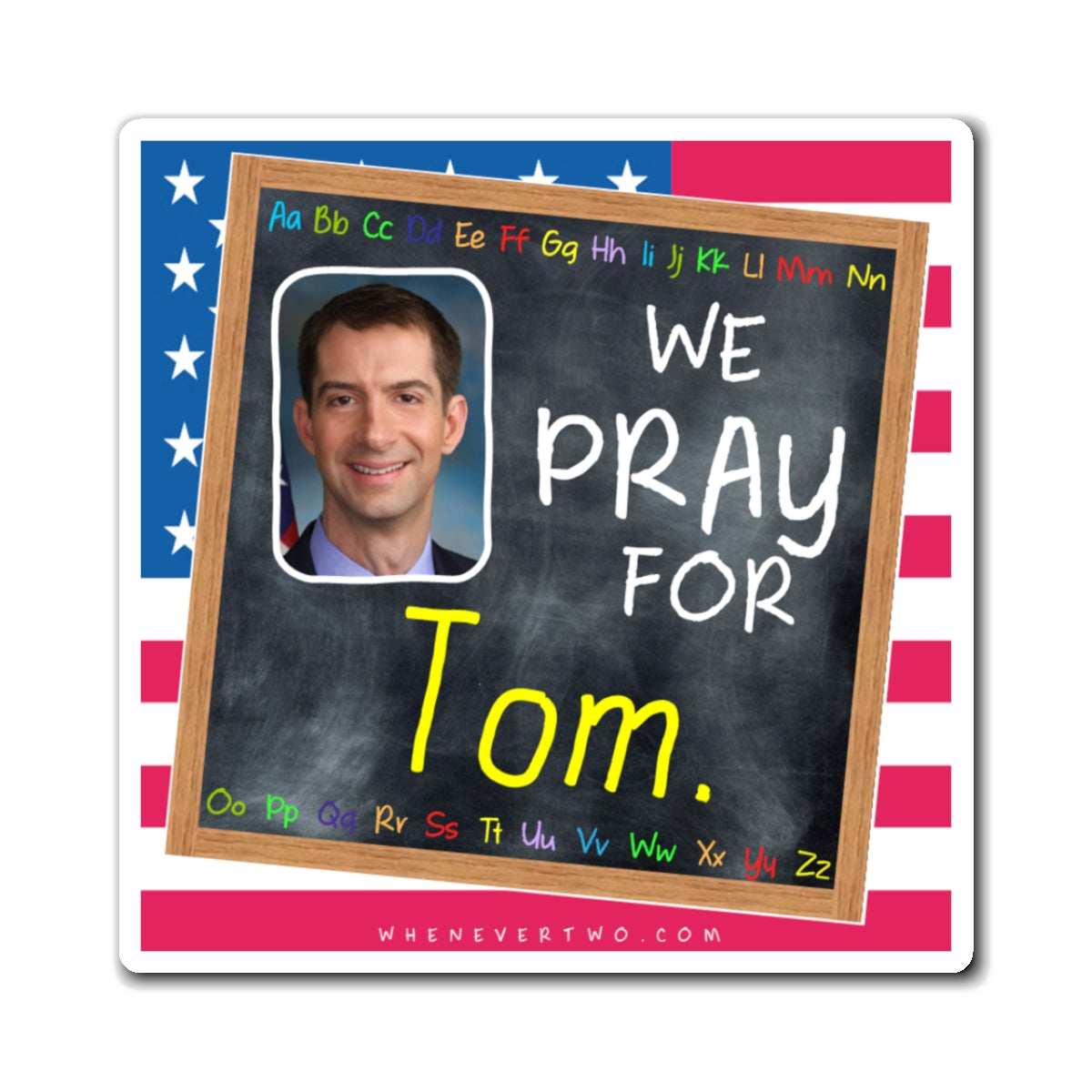 Tom Cotton - Legislative Senator Arkansas - The Blackboard Magnet - 3'' - [222]