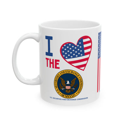 U.S. Securities and Exchange Commission - Major Agencies - I Love - Mug - 11 oz
