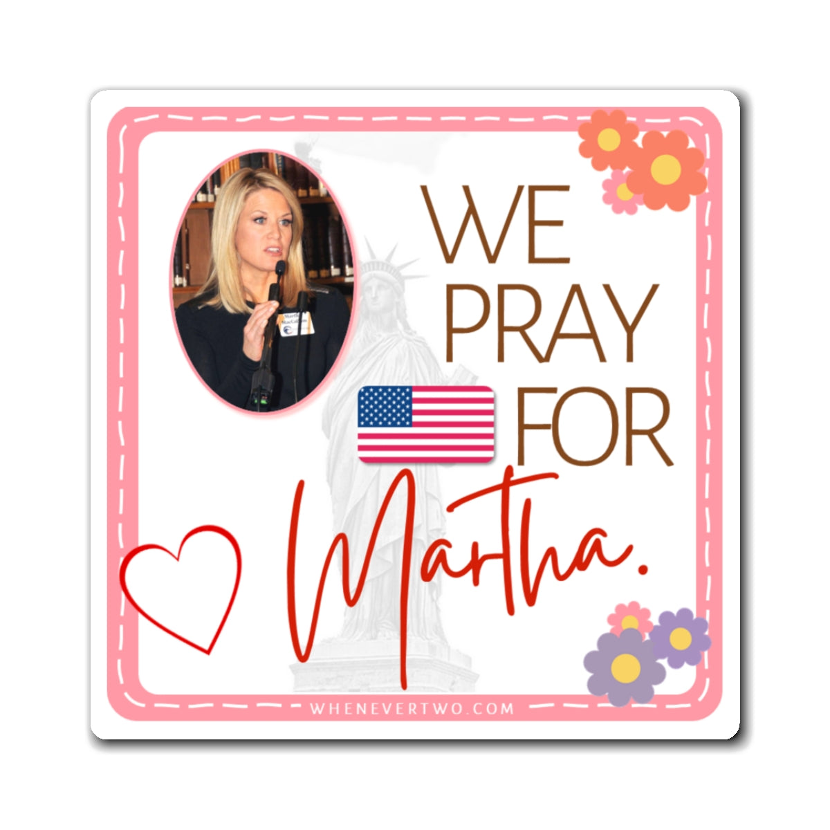 Martha MacCallum - We The People - The Girl Cave Magnet - 3'' - [72]