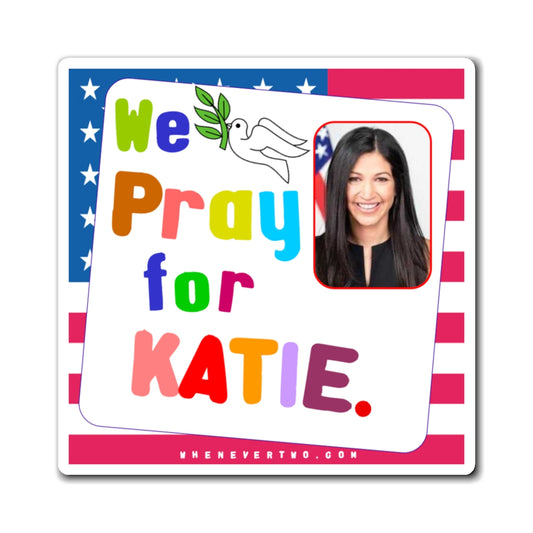 Katie Miller - Executive White House Doge Spokeswoman - Noah's Rainbow Magnet - 3'' - [270]