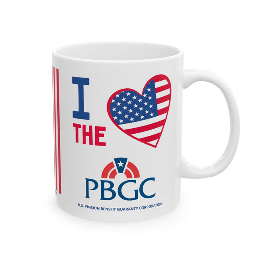 U.S. Pension Benefit Guaranty Corporation - Major Agencies - I Love -  Mug - 11 oz
