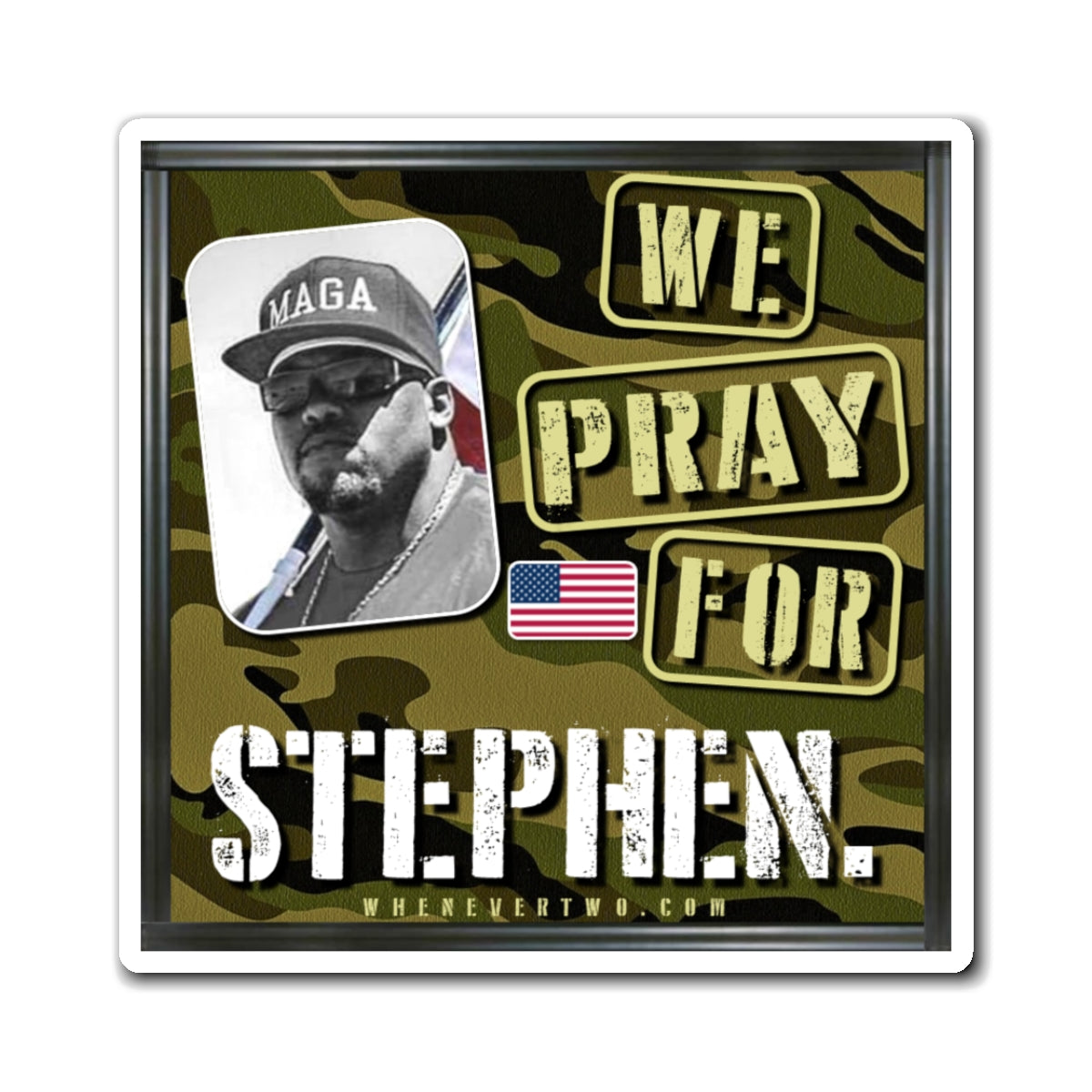 Stephen Davis - We The People - The Man Cave Magnet - 3'' - [316]