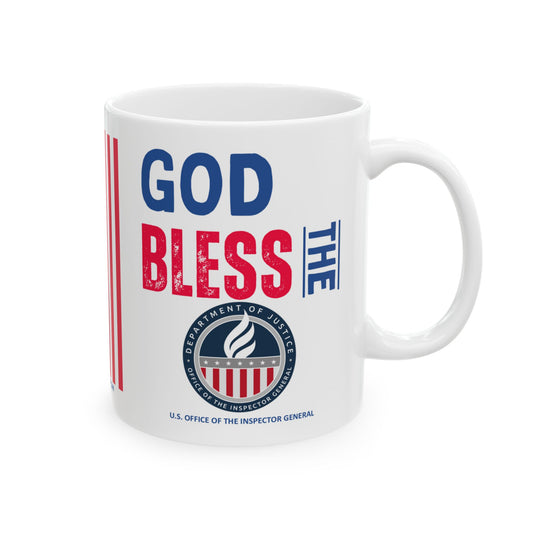 U.S. Office of the Inspector General - Major Agencies - God Bless - Mug - 11 oz