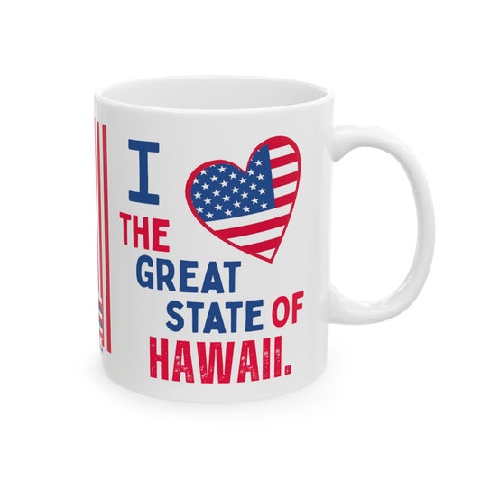 Hawaii - I Love -  Mug - 11 oz