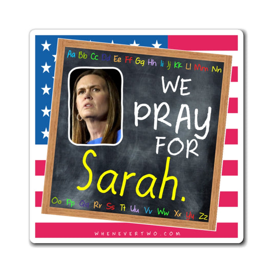 Sarah Huckabee Sanders - State Executive Governor Arkansas - The Blackboard Magnet - 3'' - [276]