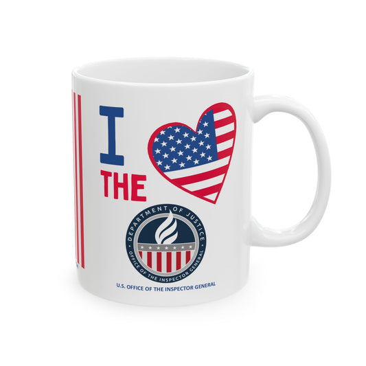 U.S. Office of the Inspector General - Major Agencies - I Love - Mug - 11 oz