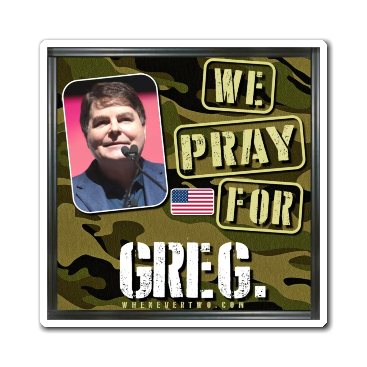 Greg Jarrett - We The People - The Man Cave Magnet - 3'' - [39]
