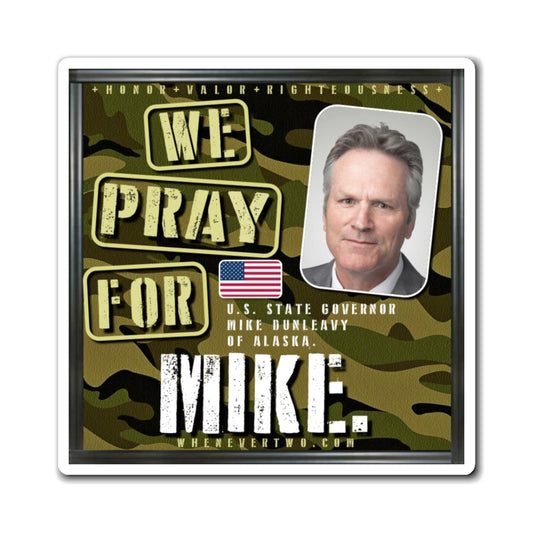 Mike Dunleavy - State Executive Governor Alaska - The Man Cave Magnet - 3'' - [275]