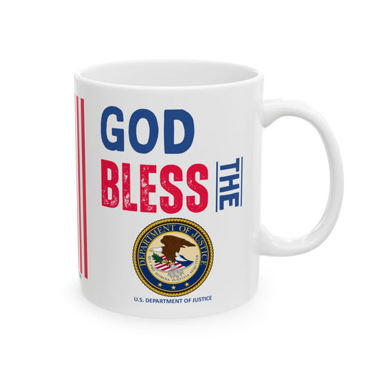 Justice - Cabinet - God Bless -  Mug - 11 oz