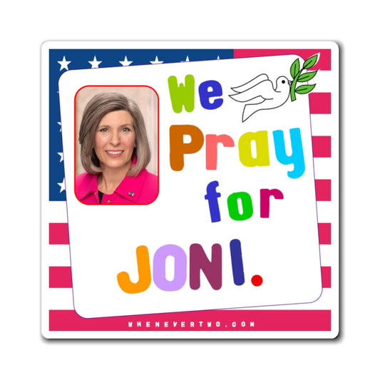 Joni Ernst - Legislative Senator Iowa - Noah's Rainbow Magnet - 3'' - [228]