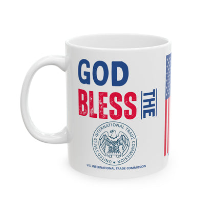 U.S. International Trade Commission - Major Agencies - God Bless - Mug - 11 oz