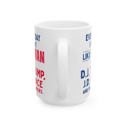 Donald John Trump. - JD Vance - I Pray - Mug - 15oz - [209]