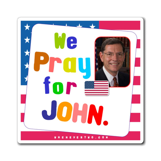 John Barrasso - Legislative Senator Wyoming - Noah's Rainbow Magnet - 3'' - [213]