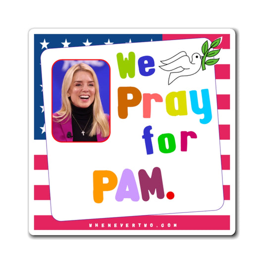 Pam Bondi - Executive Cabinet United States Attorney General - Noah's Rainbow Magnet - 3'' - [118]