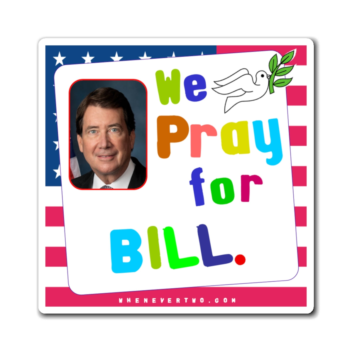 Bill Hagerty - Legislative Senator Tennessee - Noah's Rainbow Magnet - 3'' - [232]