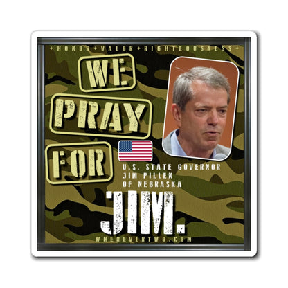 Jim Pillen - State Executive Governor Nebraska - The Man Cave Magnet - 3'' - [286]
