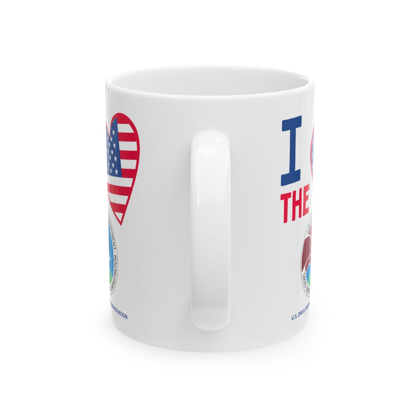 U.S. Drug Enforcement Administration - Major Agencies - I Love - Mug - 11 oz