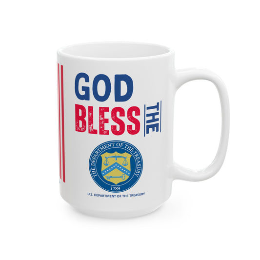 Treasury - Cabinet - God Bless -  Mug - 15 oz