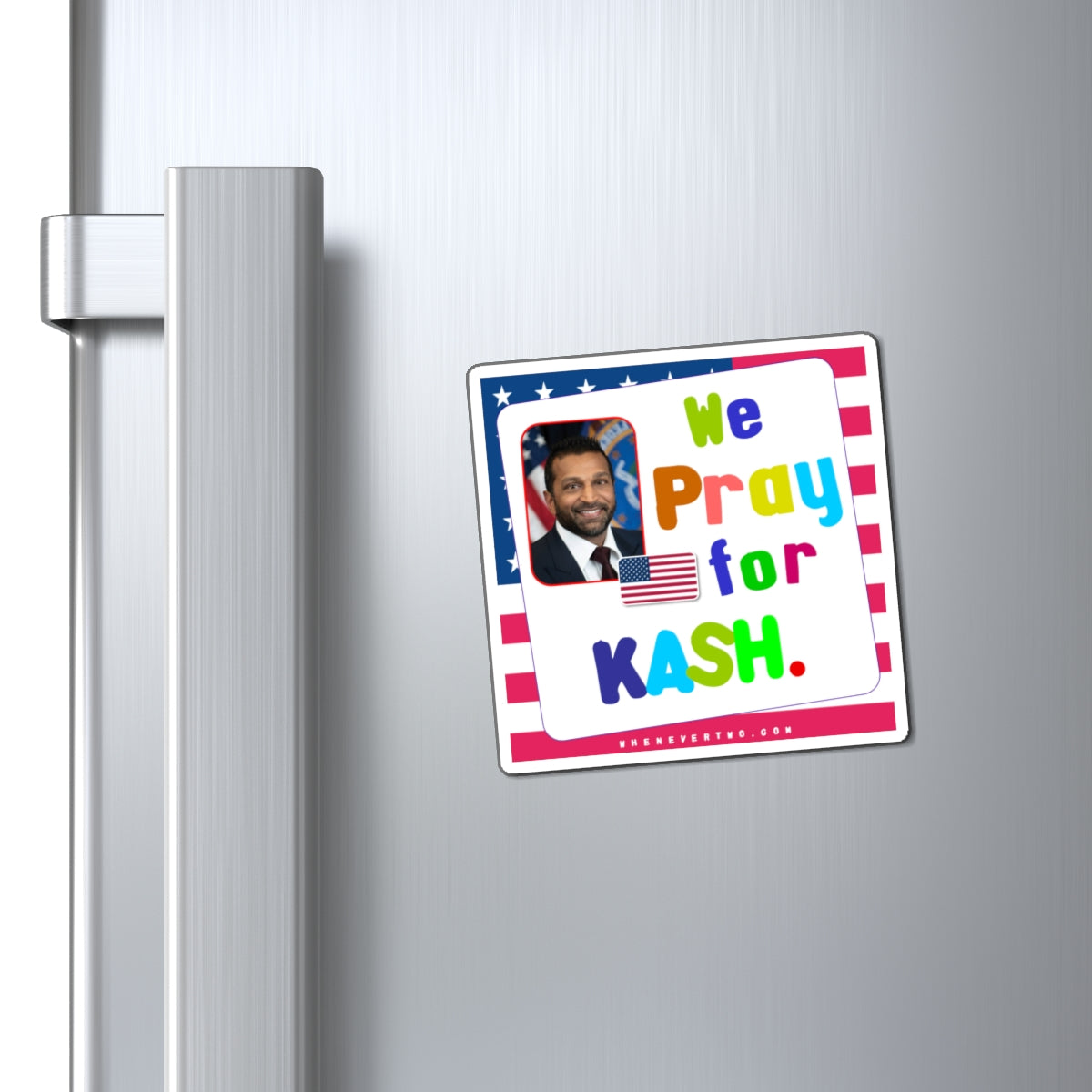Kash Patel - Executive Cabinet FBI Director - Noah's Rainbow Magnet - 3'' - [110]