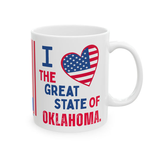 Oklahoma - I Love -  Mug - 11 oz