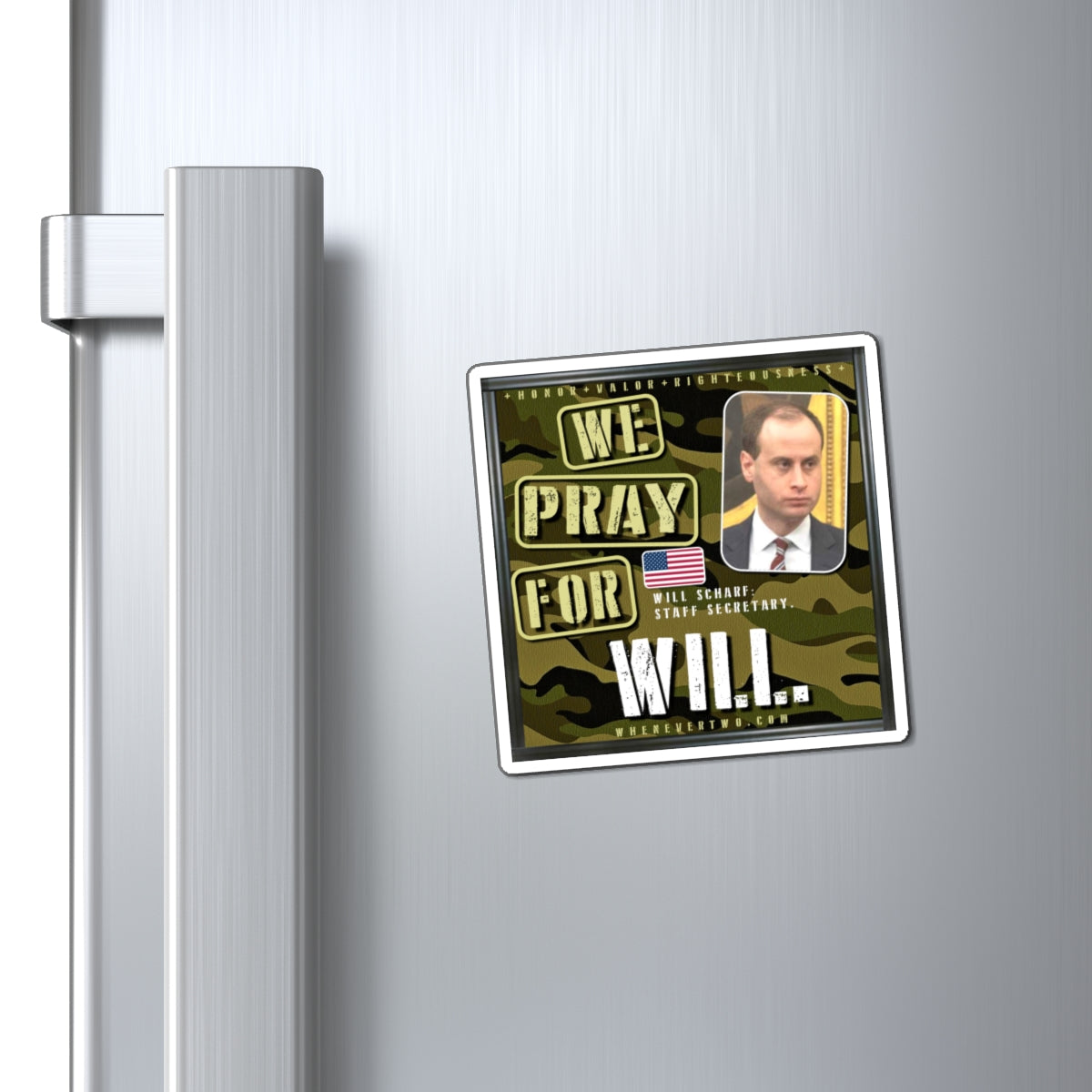 Will Scharf - Executive White House Staff Secretary - The Man Cave Magnet - 3'' - [271]