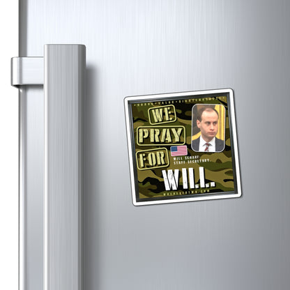 Will Scharf - Executive White House Staff Secretary - The Man Cave Magnet - 3'' - [271]