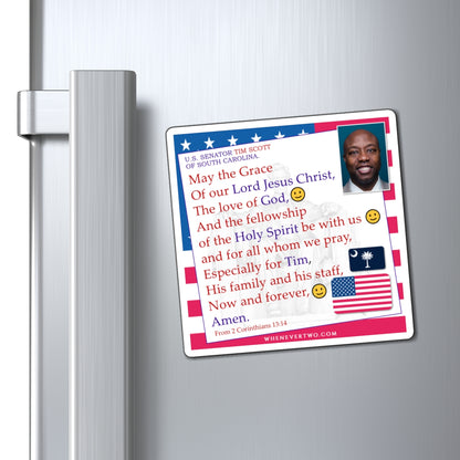 Tim Scott - Legislative Senator South Carolina - The Benediction Blessing Magnet - 4'' - [257]