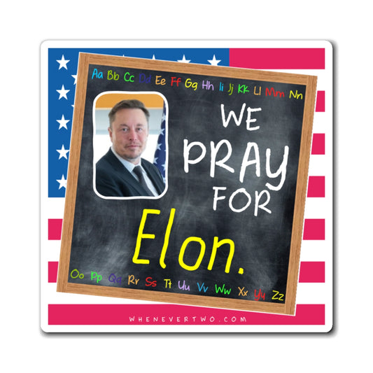 Elon Musk - We The People - The Blackboard Magnet - 3'' - [36]