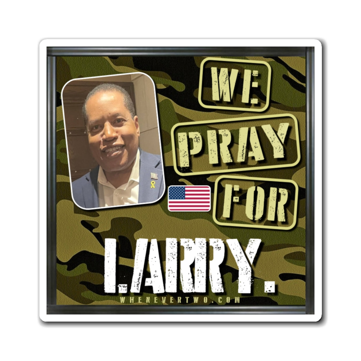 Larry Elder - We The People - The Man Cave Magnet - 3'' - [65]