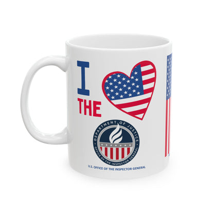 U.S. Office of the Inspector General - Major Agencies - I Love - Mug - 11 oz