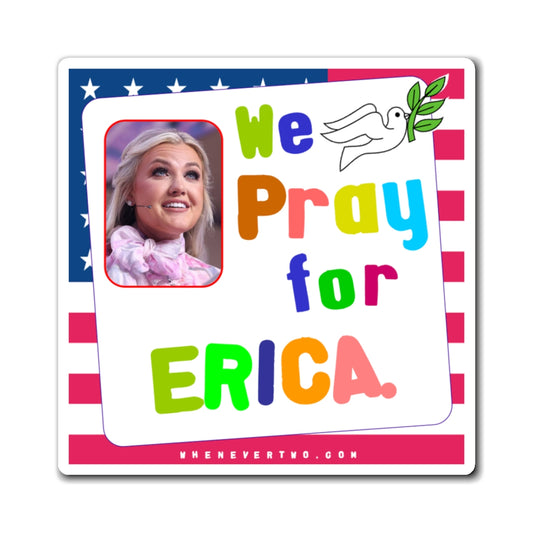 Erika Kirk - We The People - Noah's Rainbow Magnet - 3'' - [323]