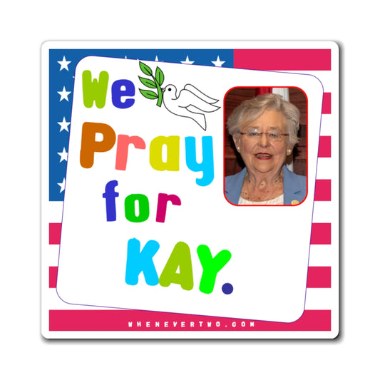 Kay Ivey - State Executive Governor Alabama - Noah's Rainbow Magnet - 3'' - [274]