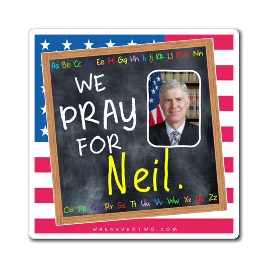 Neil M. Gorsuch - Judiciary Supreme Court Associate Justice - The Blackboard Magnet - 3'' - [139]