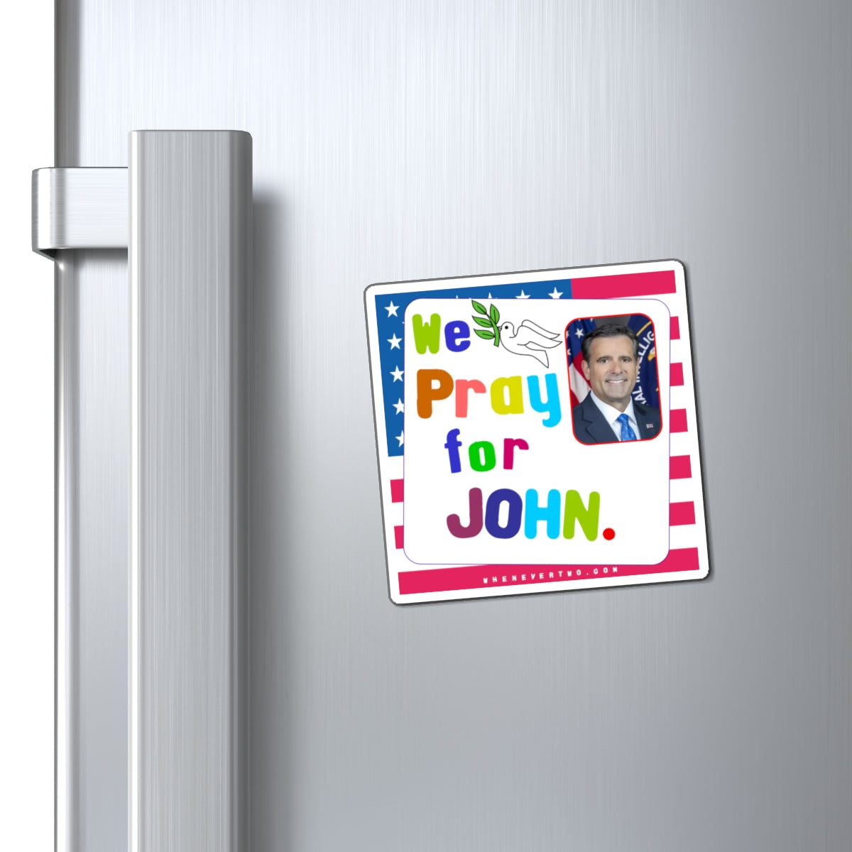 John Ratcliffe - Executive Cabinet CIA Director - Noah's Rainbow Magnet - 3'' - [109]