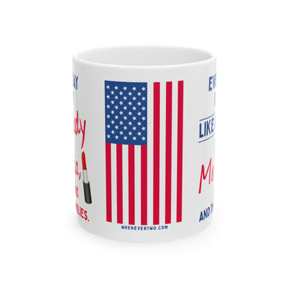 Melania Trump - Usha Vance - Executive White House First Lady - I Pray - Mug - 11oz - [209]