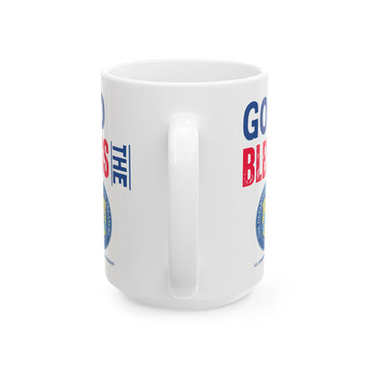 Treasury - Cabinet - God Bless -  Mug - 15 oz