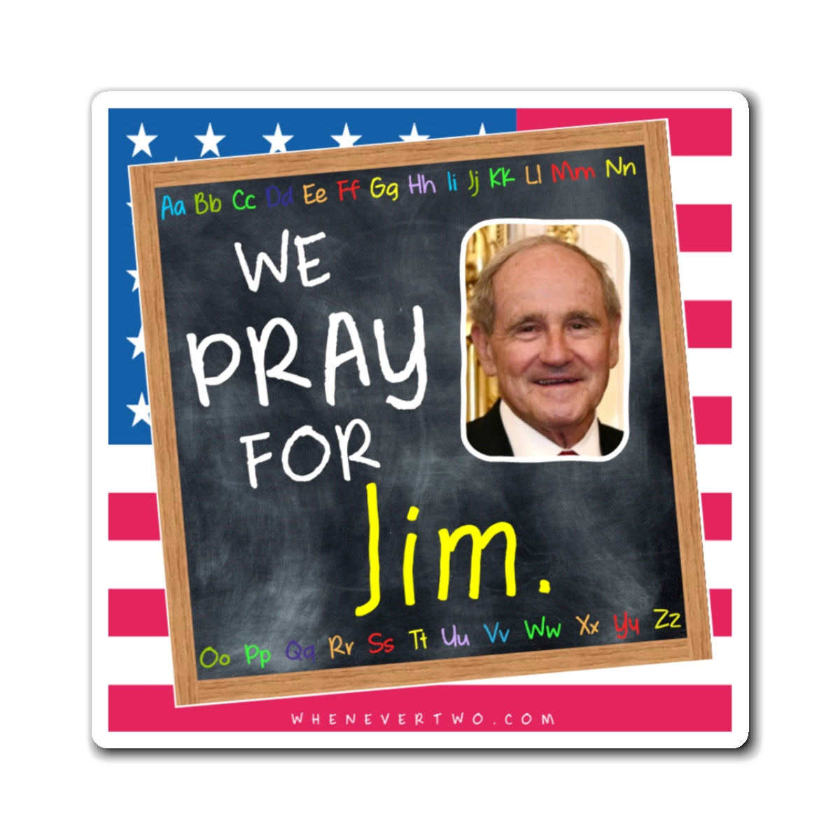 Jim Risch - Legislative Senator Idaho - The Blackboard Magnet - 3'' - [253]