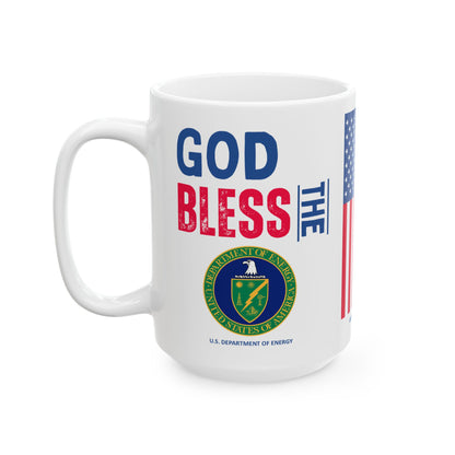 Energy - Cabinet - God Bless -  Mug - 15 oz