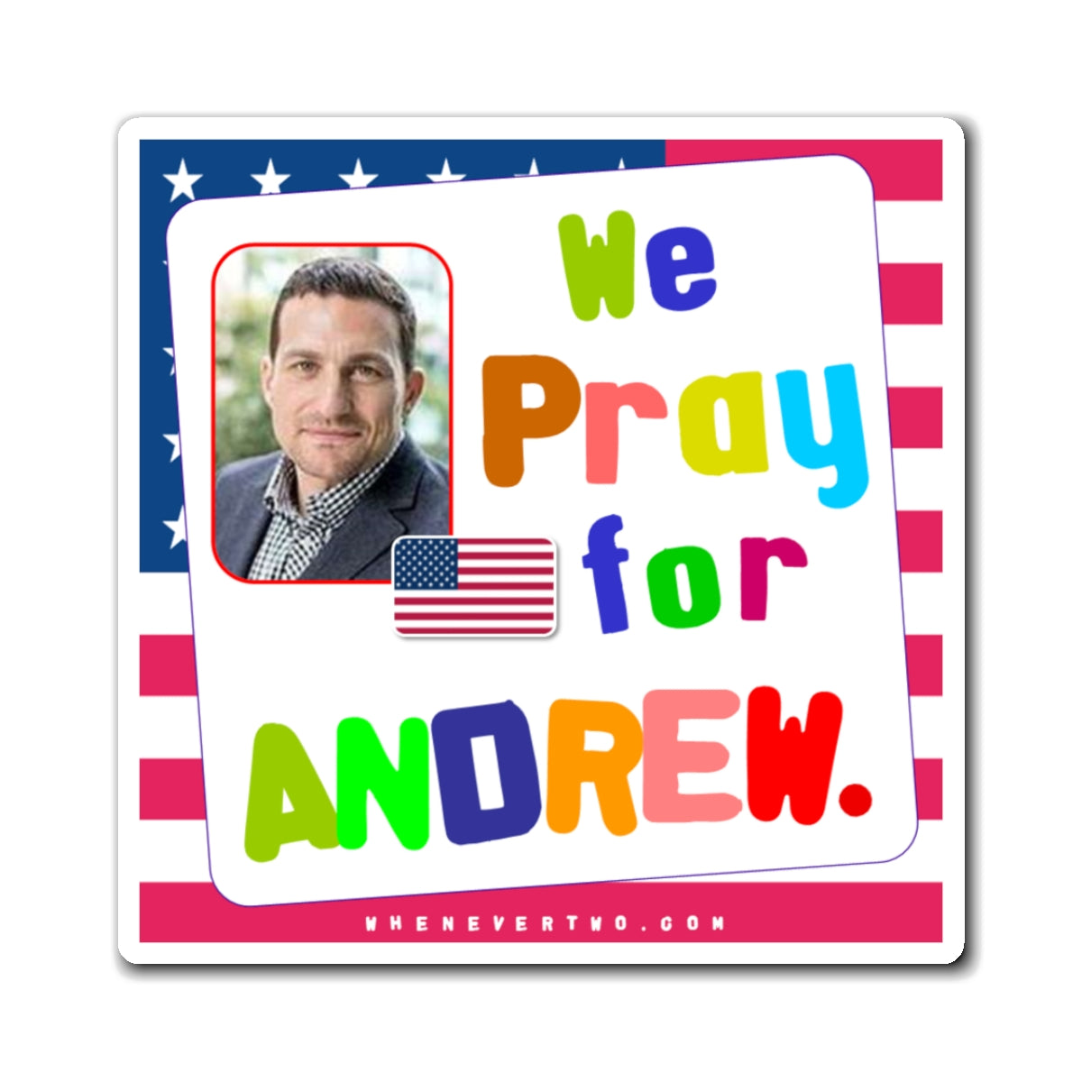 Andrew Huberman - We The People - Noah's Rainbow Magnet - 3'' - [2]