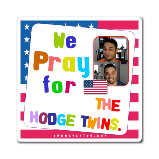 Hodgetwins - We The People - Noah's Rainbow Magnet - 3'' - [152]