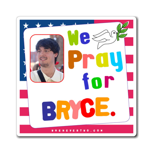 Bryce Hall - We The People - Noah's Rainbow Magnet - 3'' - [147]