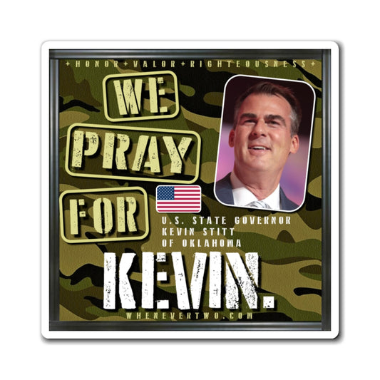 Kevin Stitt - State Executive Governor Oklahoma - The Man Cave Magnet - 3'' - [291]